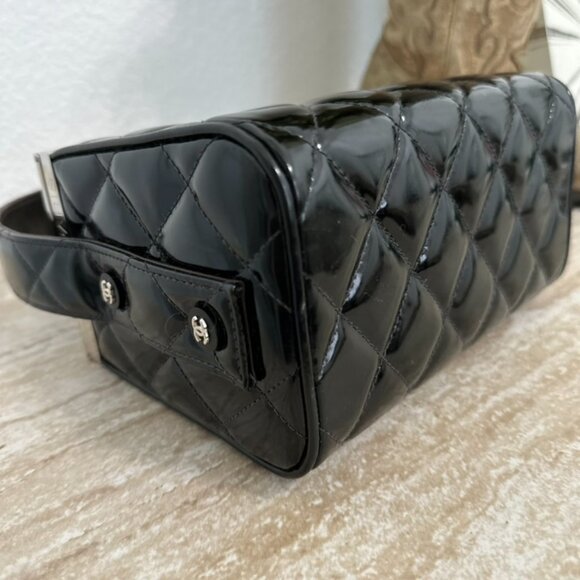 Chanel Patent Vanity Case  Top Handle - Picture 5 of 10